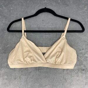 Skims Bra Womens Sz XL Nude‎ Fits Everybody Crossover Bralette Unpadded Wireless